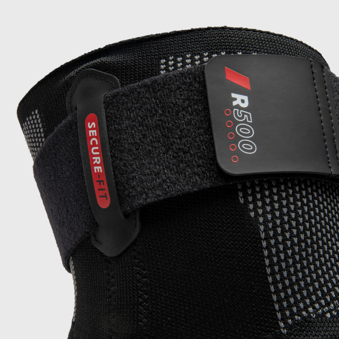 Adult Right/Left Knee Brace for Ligament Support R500 - Black — تصویر 7
