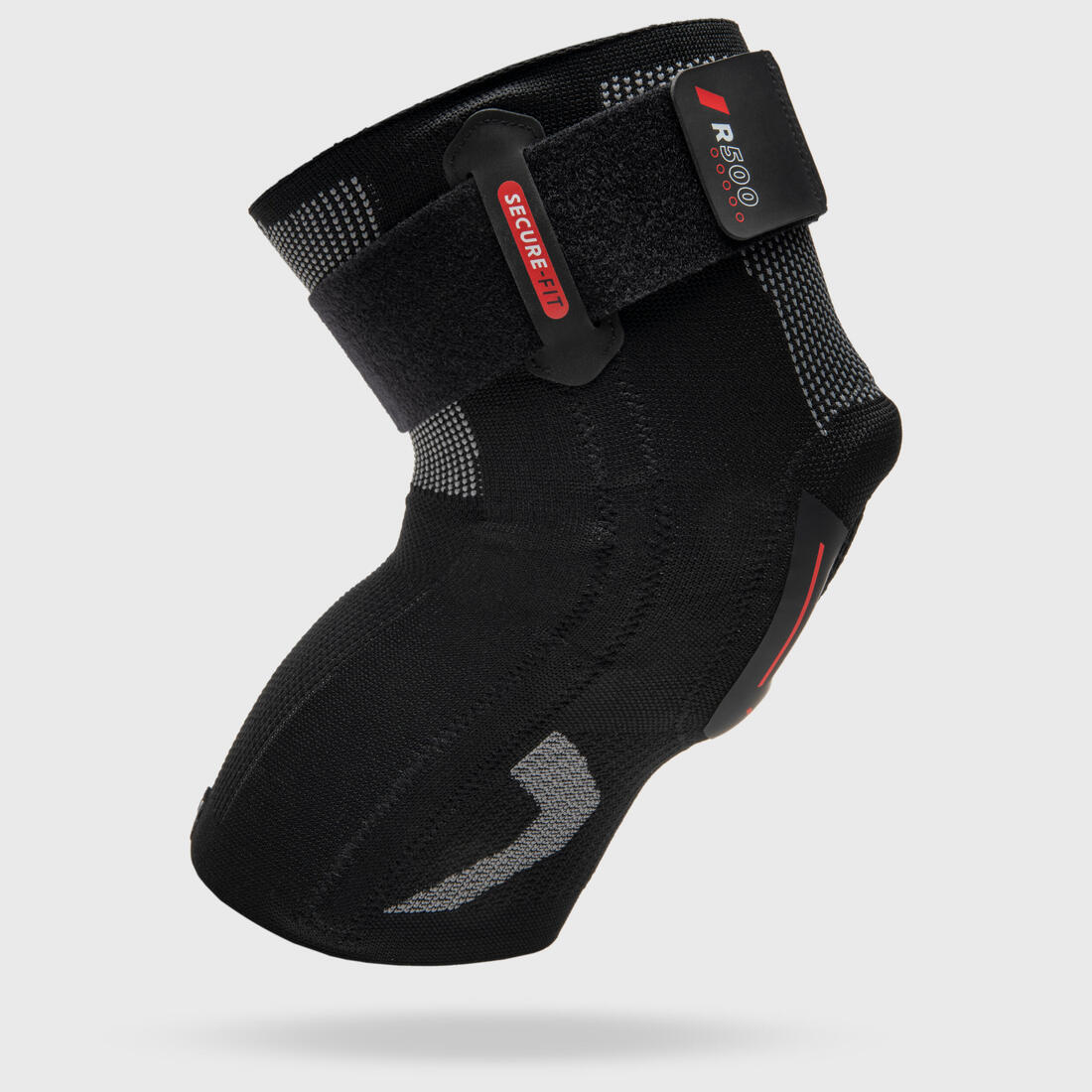 Adult Right/Left Knee Brace for Ligament Support R500 - Black — تصویر 2