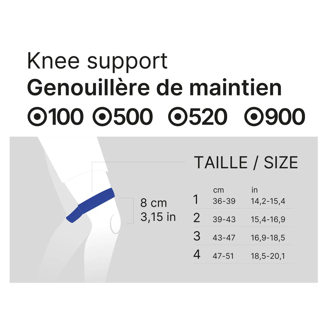 Level 2 right or left knee support — تصویر 2