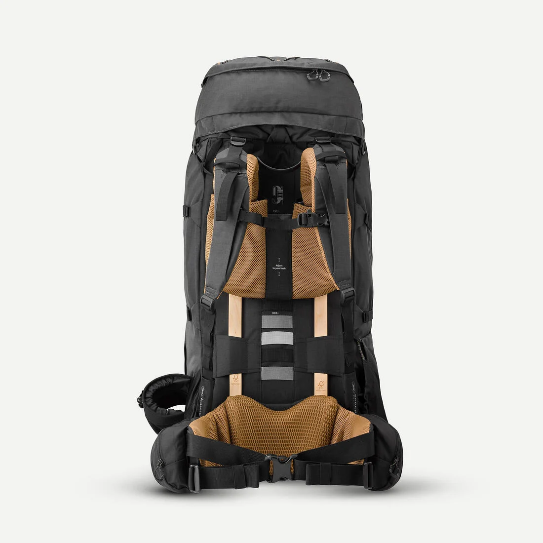 Men's Trekking 70+10L Backpack MT900 Symbium — تصویر 4