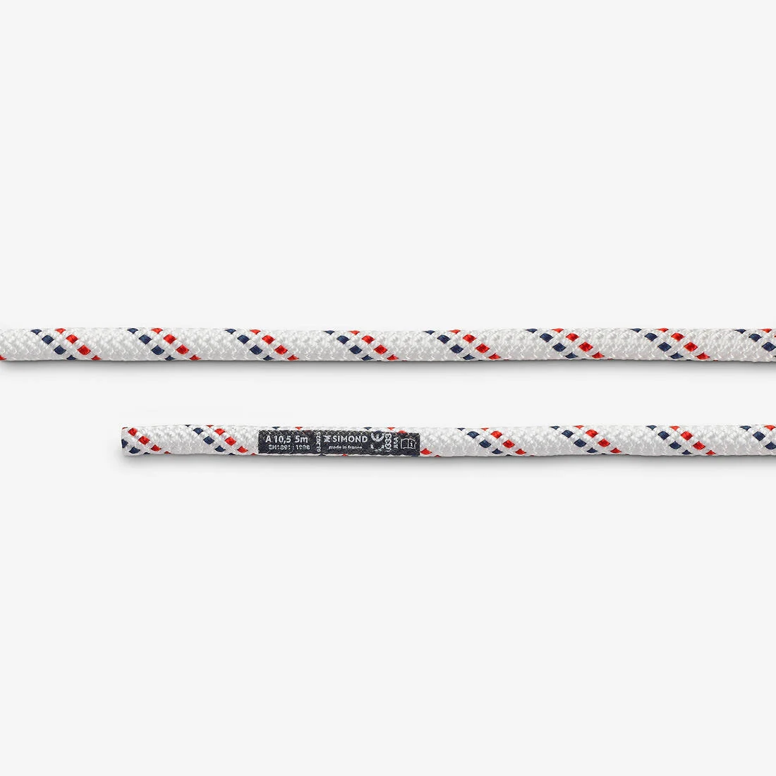 Semi-static rope 10.5 mm x 5 m stat 10.5 white — تصویر 5