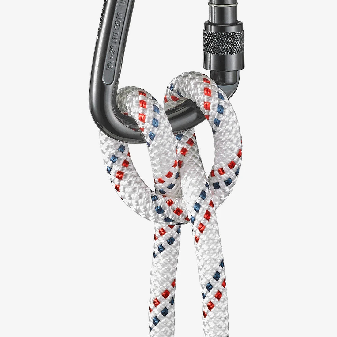 Semi-static rope 10.5 mm x 5 m stat 10.5 white — تصویر 4