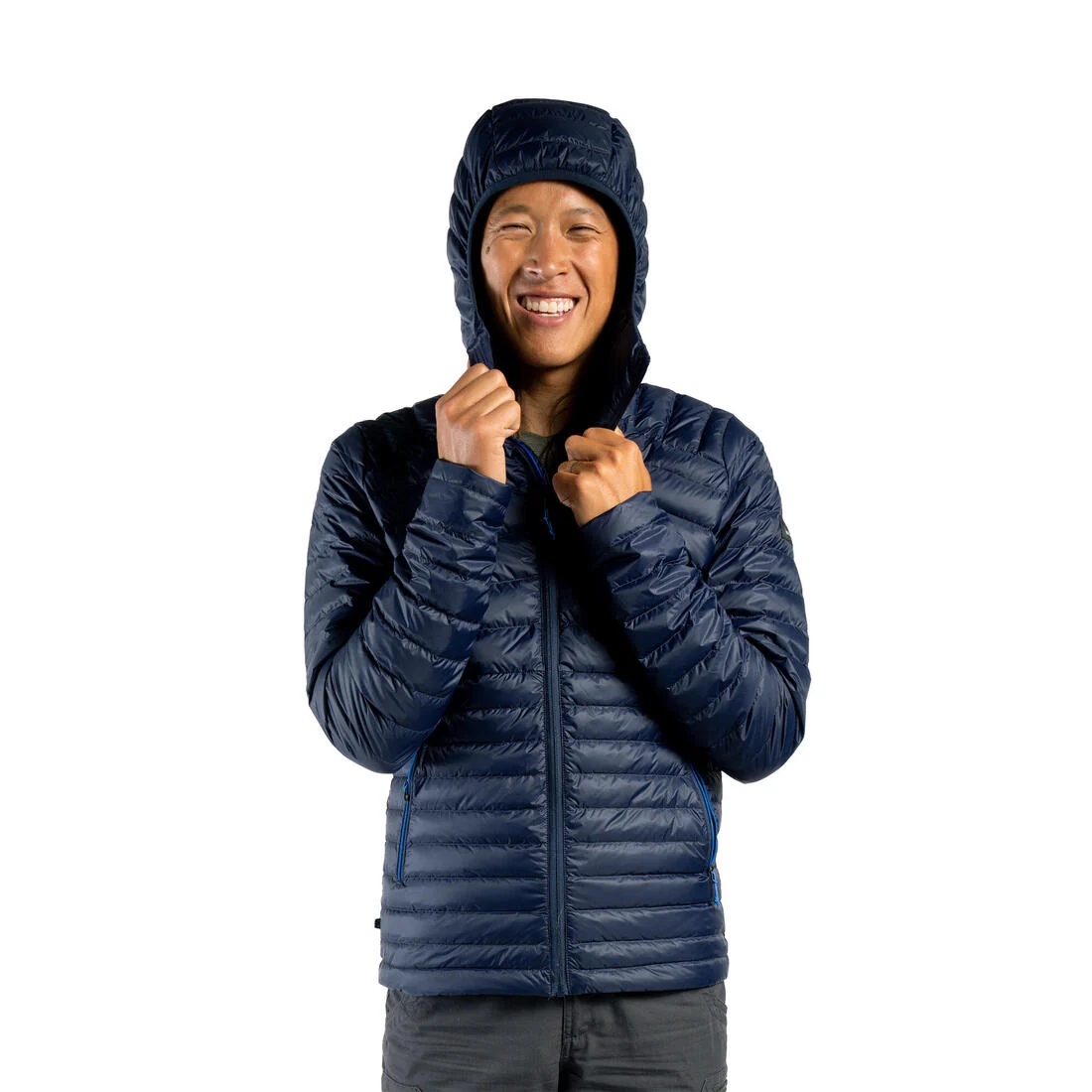 Men’s hiking hooded down jacket -5°C MH100 — تصویر 5