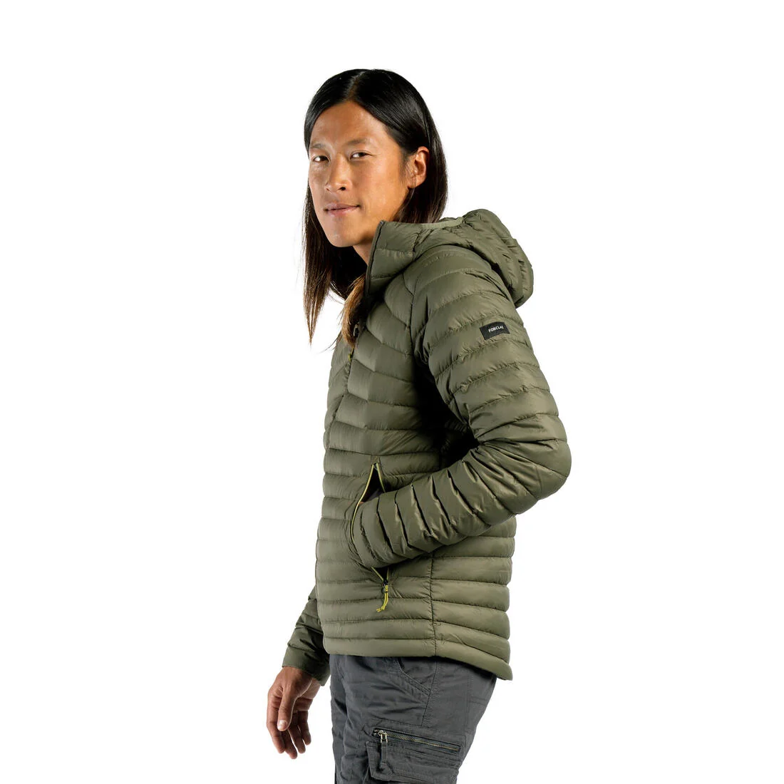 Men’s hiking hooded down jacket -5°C MH100 — تصویر 7