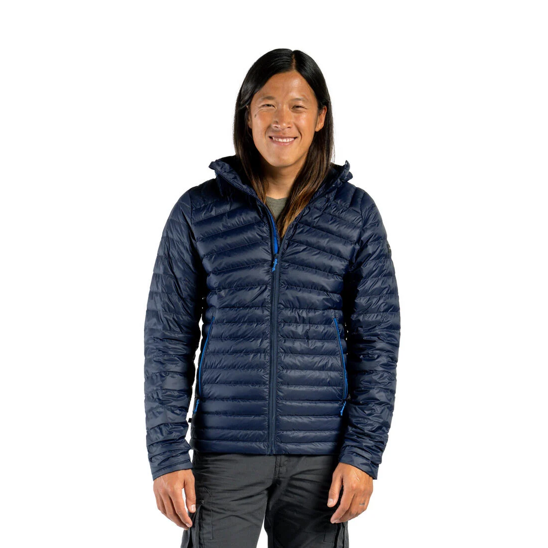 Men’s hiking hooded down jacket -5°C MH100 — تصویر 1