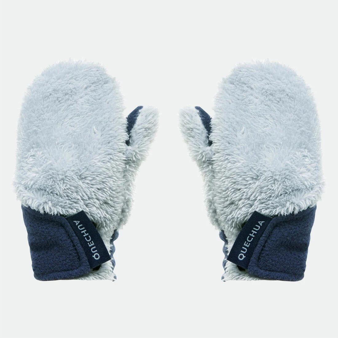 Kids' Fleece Mittens HIKE100 18 Months-4 Years — تصویر 4
