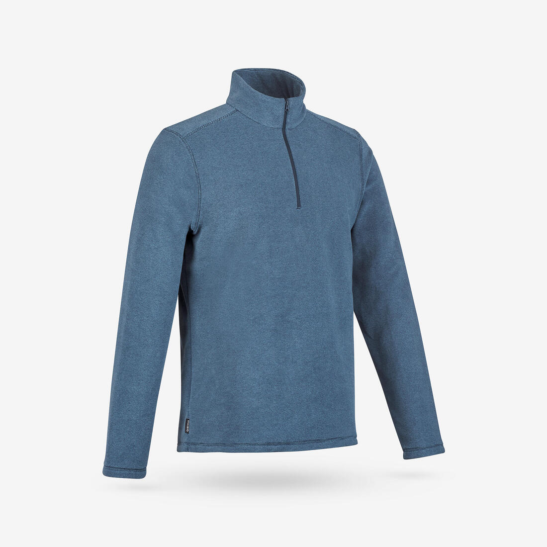Men’s Mountain Hiking Fleece MH100 Half Zip - Blue — تصویر 6