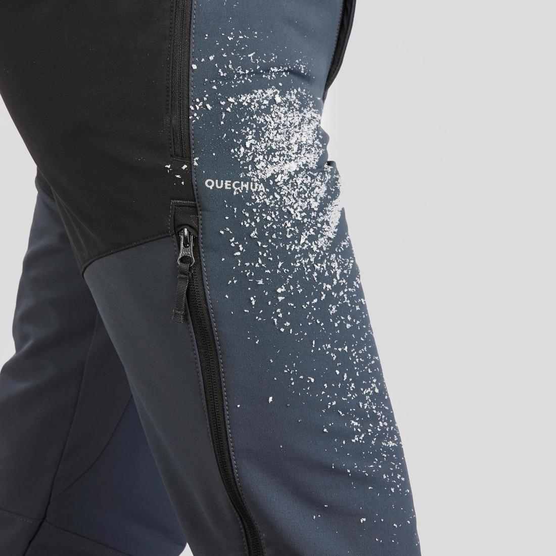 Men’s warm and water-repellent hiking trousers, SH500 — تصویر 4