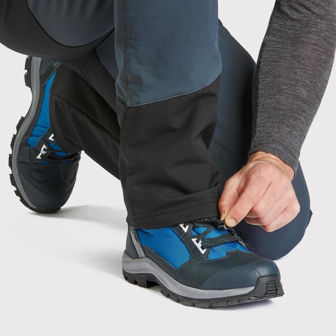 Men’s warm and water-repellent hiking trousers, SH500 — تصویر 5