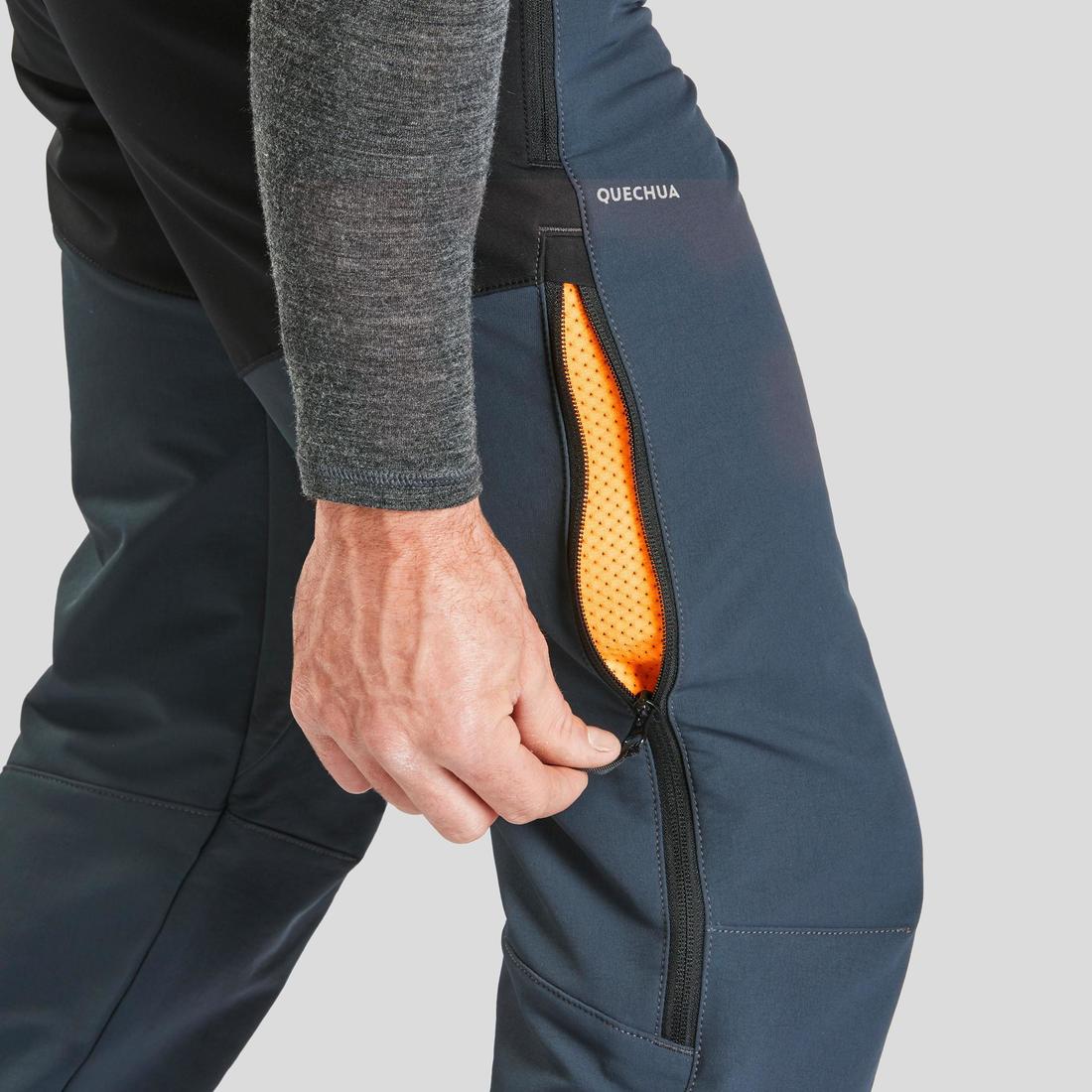 Men’s warm and water-repellent hiking trousers, SH500 — تصویر 3