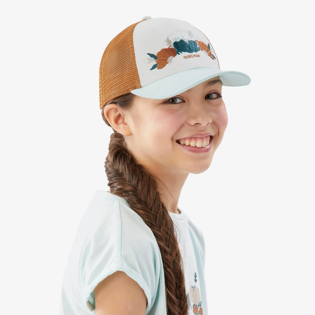 Kids’ Trucker hiking cap MH500, 7-15 years — تصویر 5