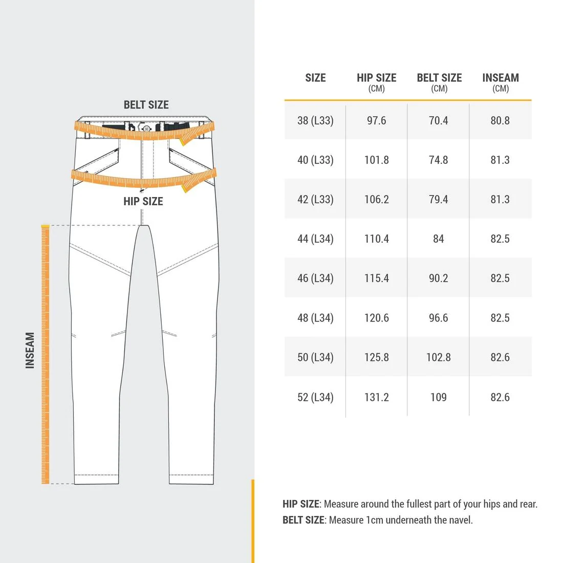 Men’s water-repellent hiking trousers -18°C NH100 - Grey — تصویر 4