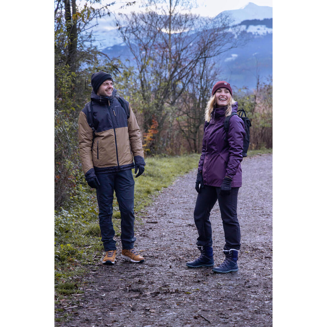 Men’s water-repellent hiking trousers -18°C NH100 - Grey — تصویر 8