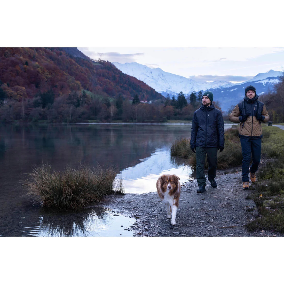 Men’s water-repellent hiking trousers -18°C NH100 - Grey — تصویر 7