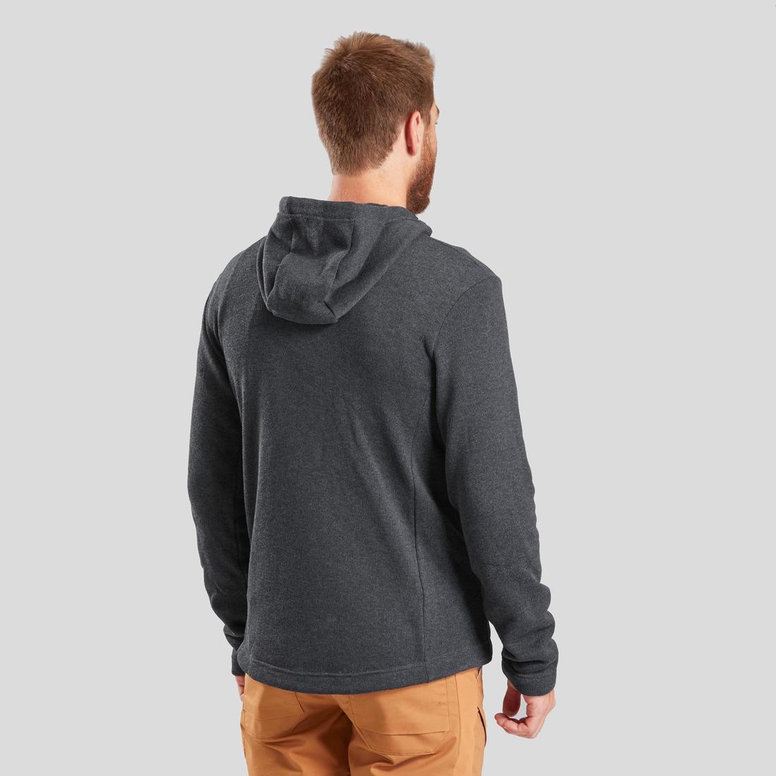 Men’s Hiking Hooded Sweatshirt - NH100 Hybrid — تصویر 1