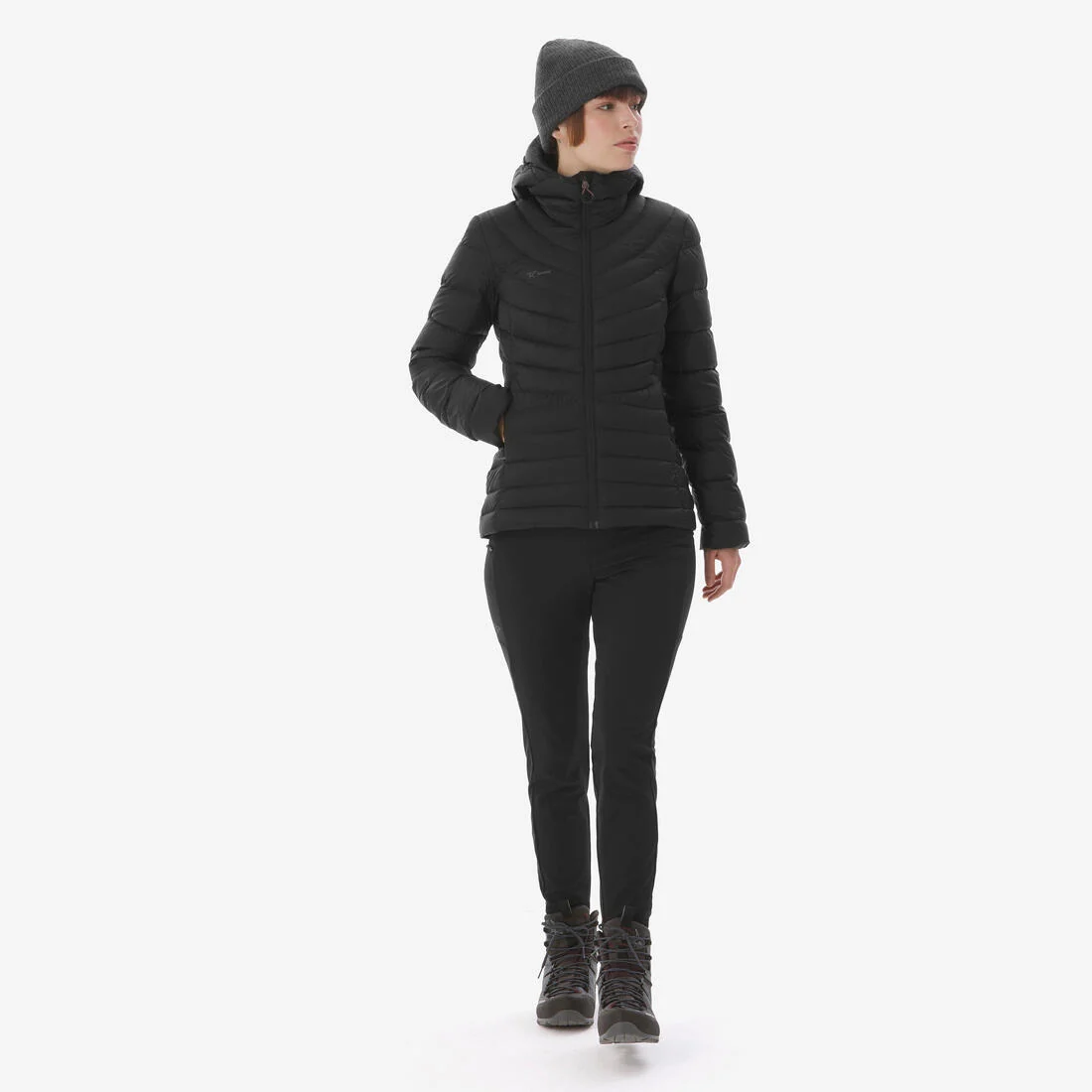 Women’s mountain trekking hooded down jacket MT500 -10°C — تصویر 3