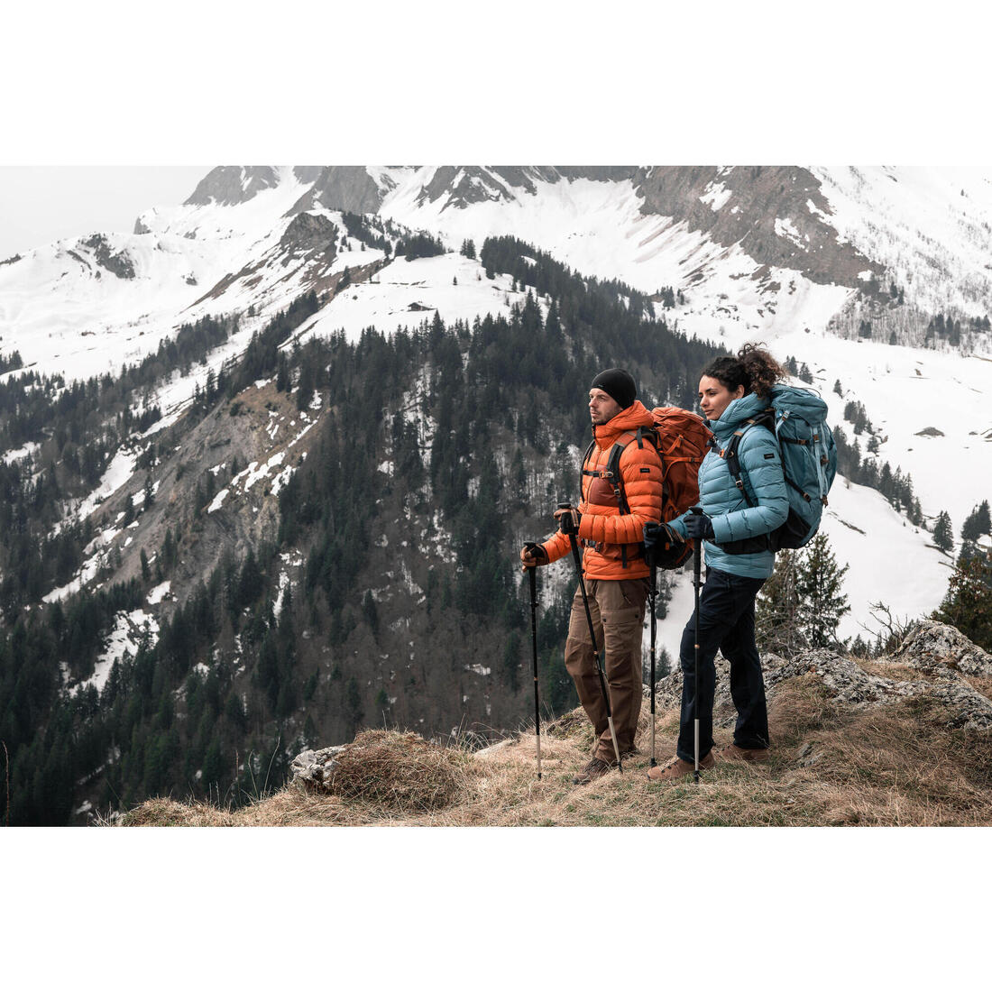 Women’s mountain trekking hooded down jacket MT500 -10°C — تصویر 5