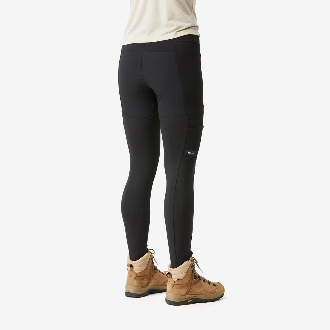 Women's Durable& Women's Travel Trekking Leggings-Travel 500 — تصویر 4