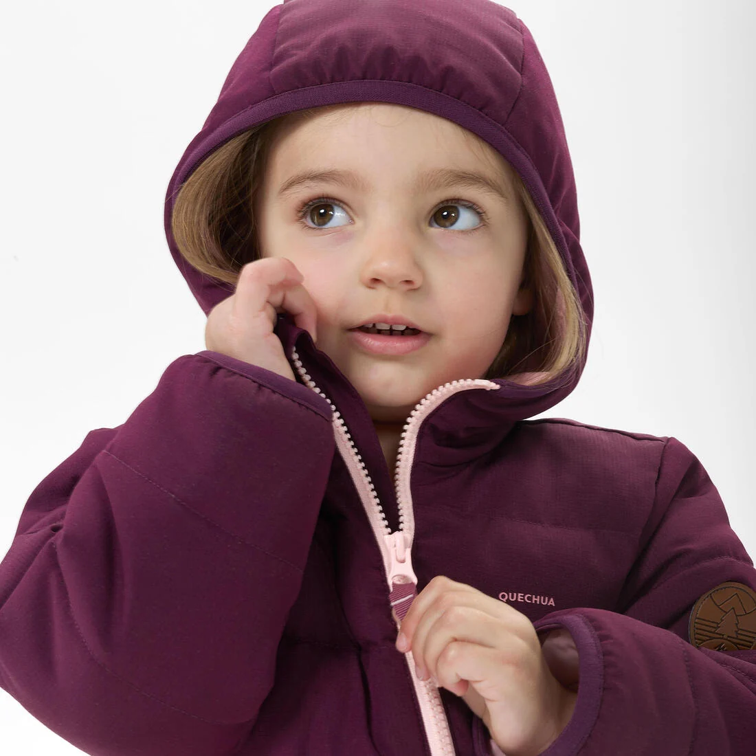 Kids’ Hiking Padded Jacket - Aged 2-6 — تصویر 5