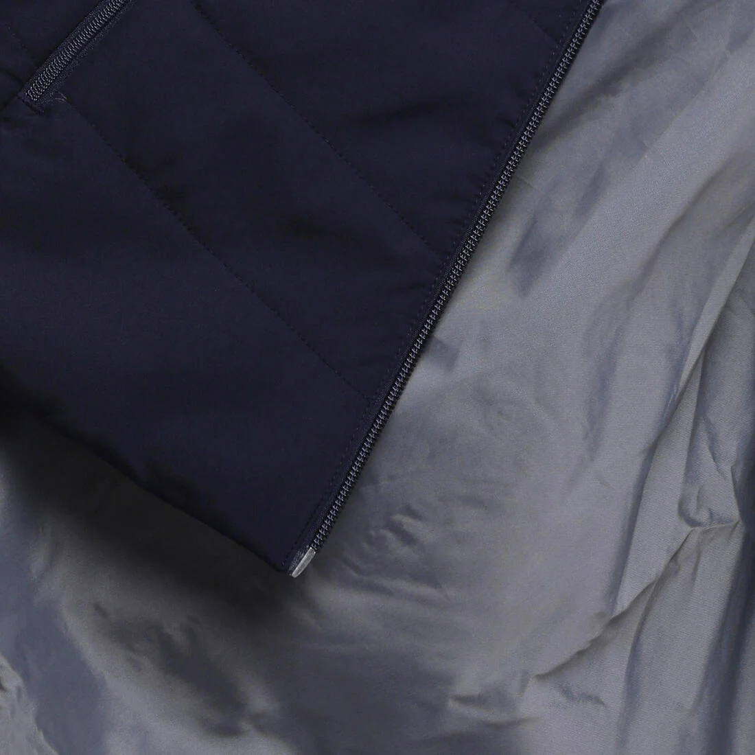 Women’s synthetic trekking down jacket MT50 5°C - Blue — تصویر 4