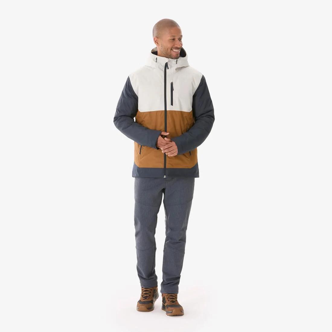 Men’s waterproof hiking jacket -10°C, NH500 — تصویر 7
