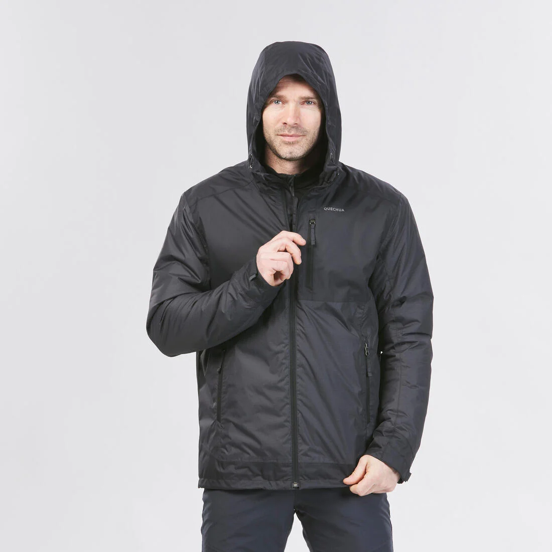 Men’s waterproof hiking jacket -10°C, NH500 — تصویر 4