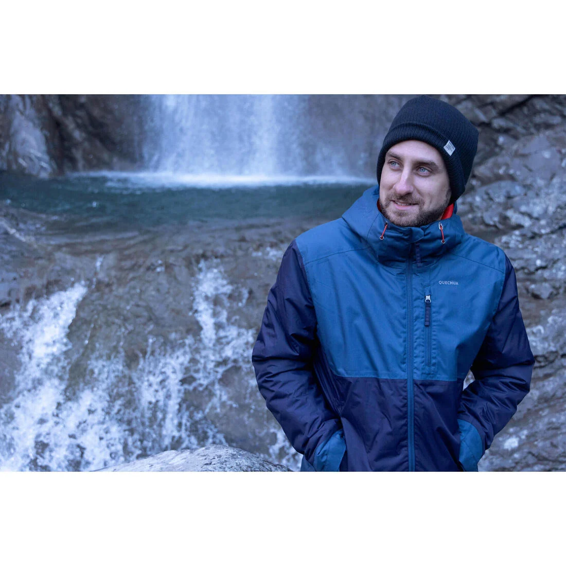 Men’s waterproof hiking jacket -10°C, NH500 — تصویر 6