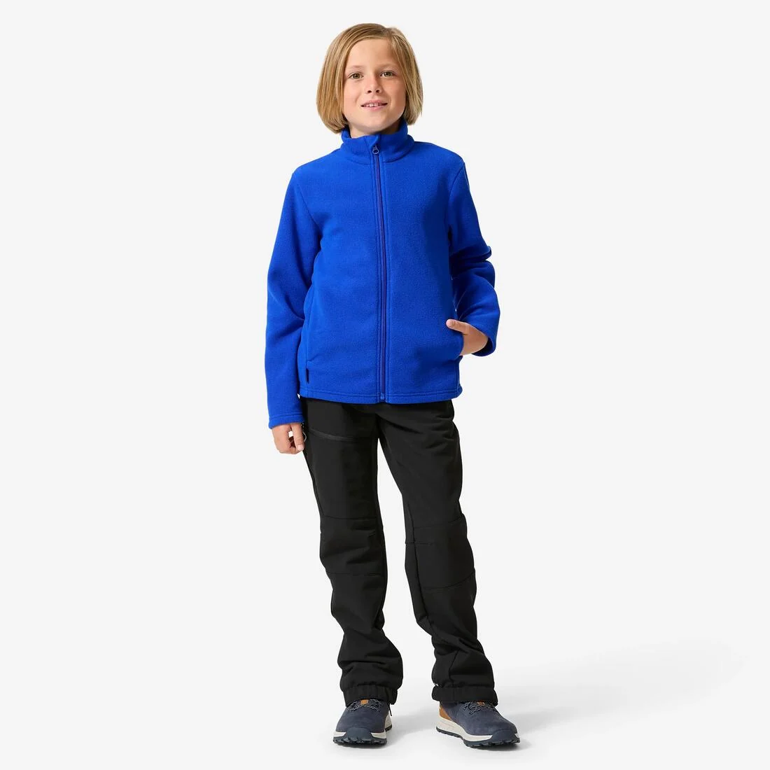 MH100 kids’ zip-up fleece jacket - 7–15 years — تصویر 6