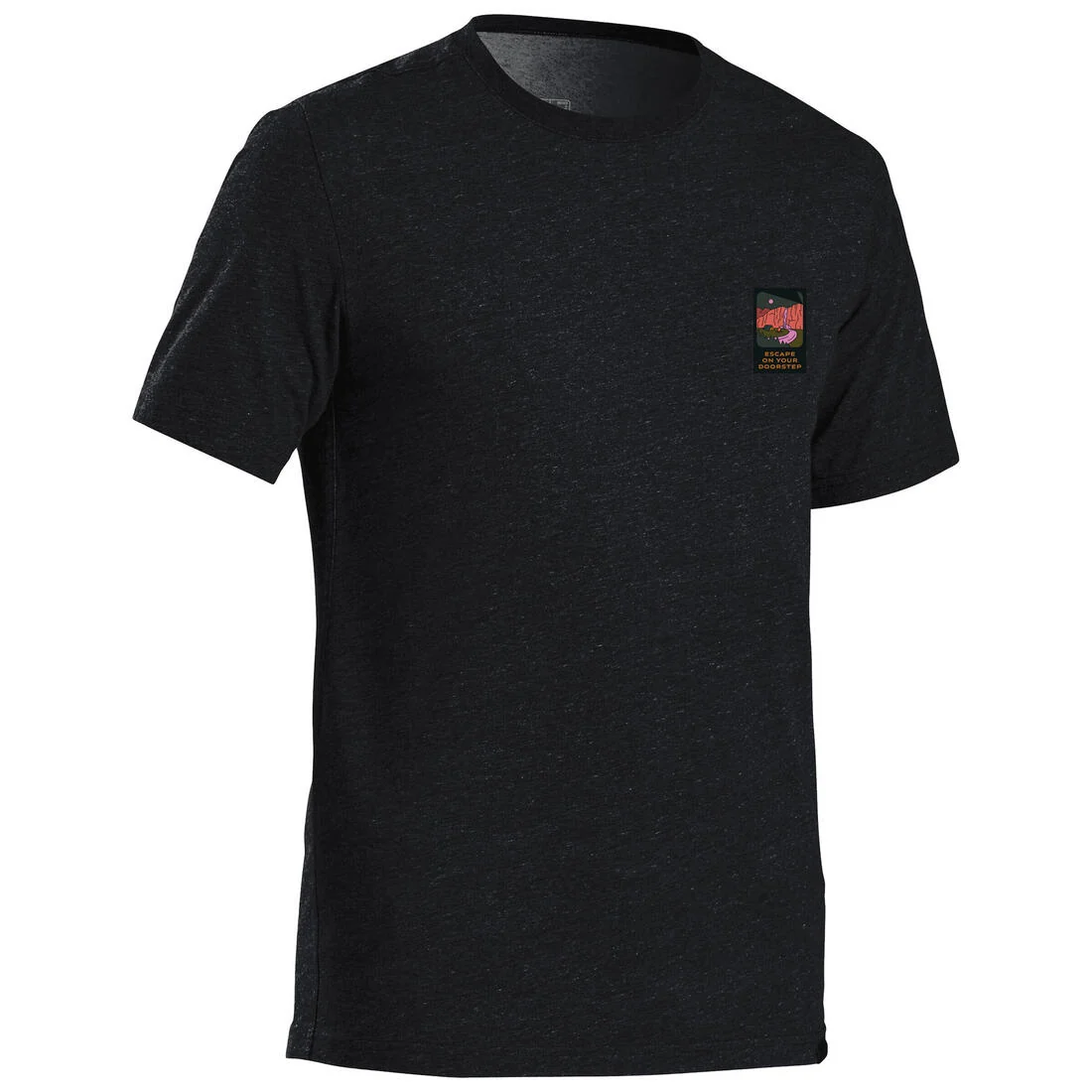 Men’s short-sleeved hiking t-shirt, NH100 — تصویر 7
