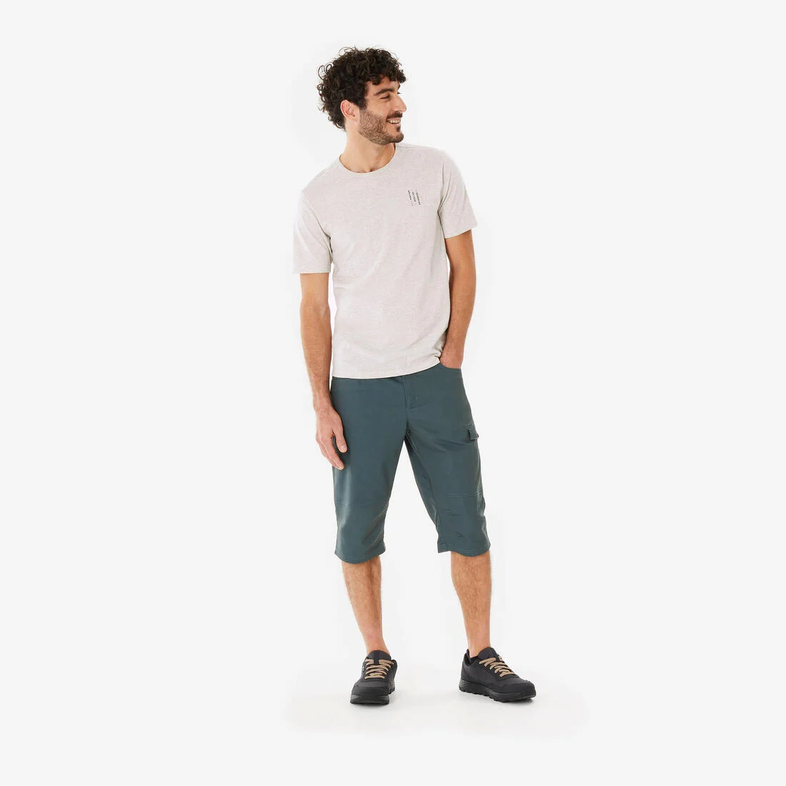 Men’s hiking bermuda shorts, NH500 — تصویر 3