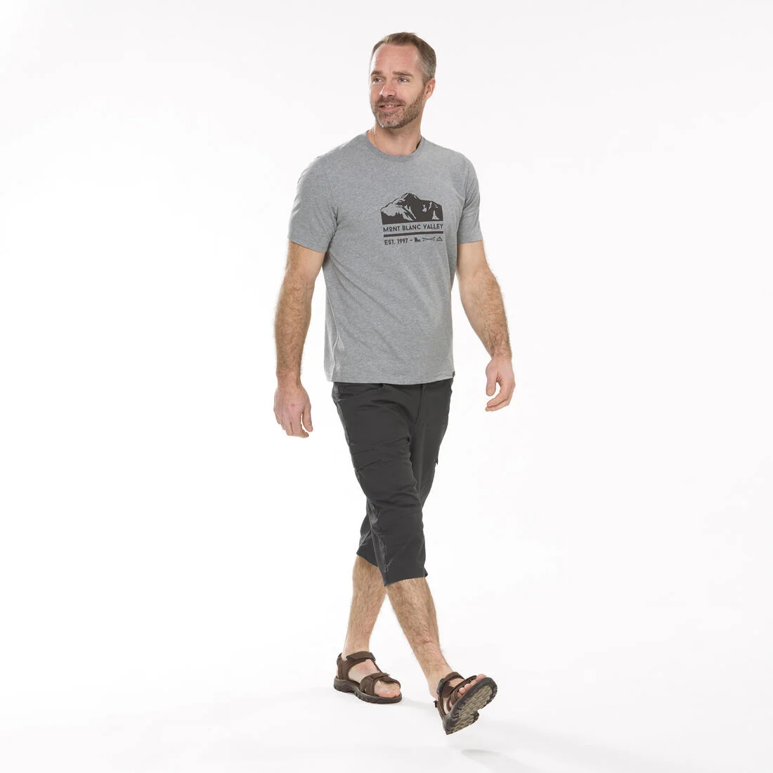 Men’s hiking bermuda shorts, NH500 — تصویر 8