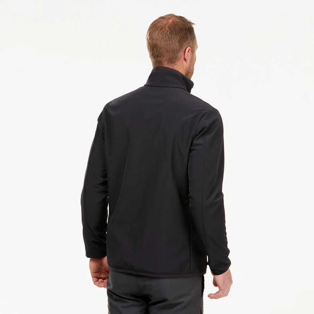 Men’s windproof softshell trekking jacket MT100 — تصویر 4