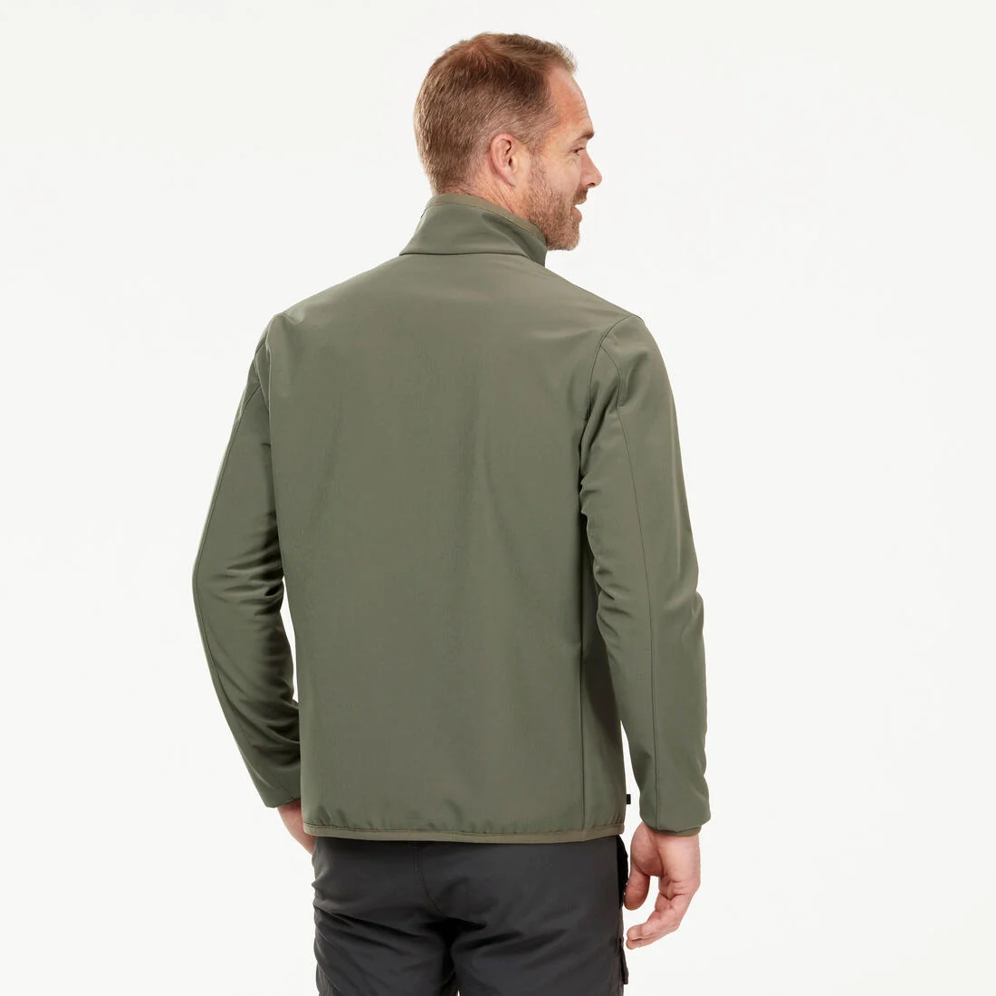 Men’s windproof softshell trekking jacket MT100 — تصویر 5