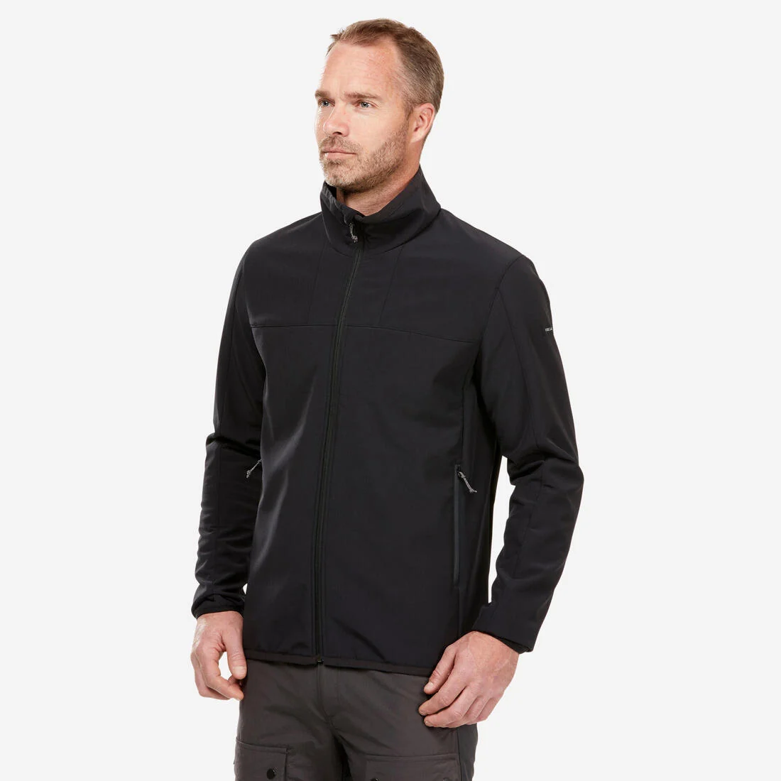 Men’s windproof softshell trekking jacket MT100 — تصویر 2