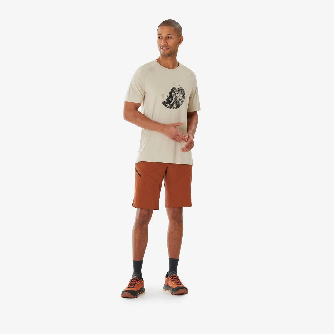 Men’s long hiking shorts, MH500 — تصویر 6