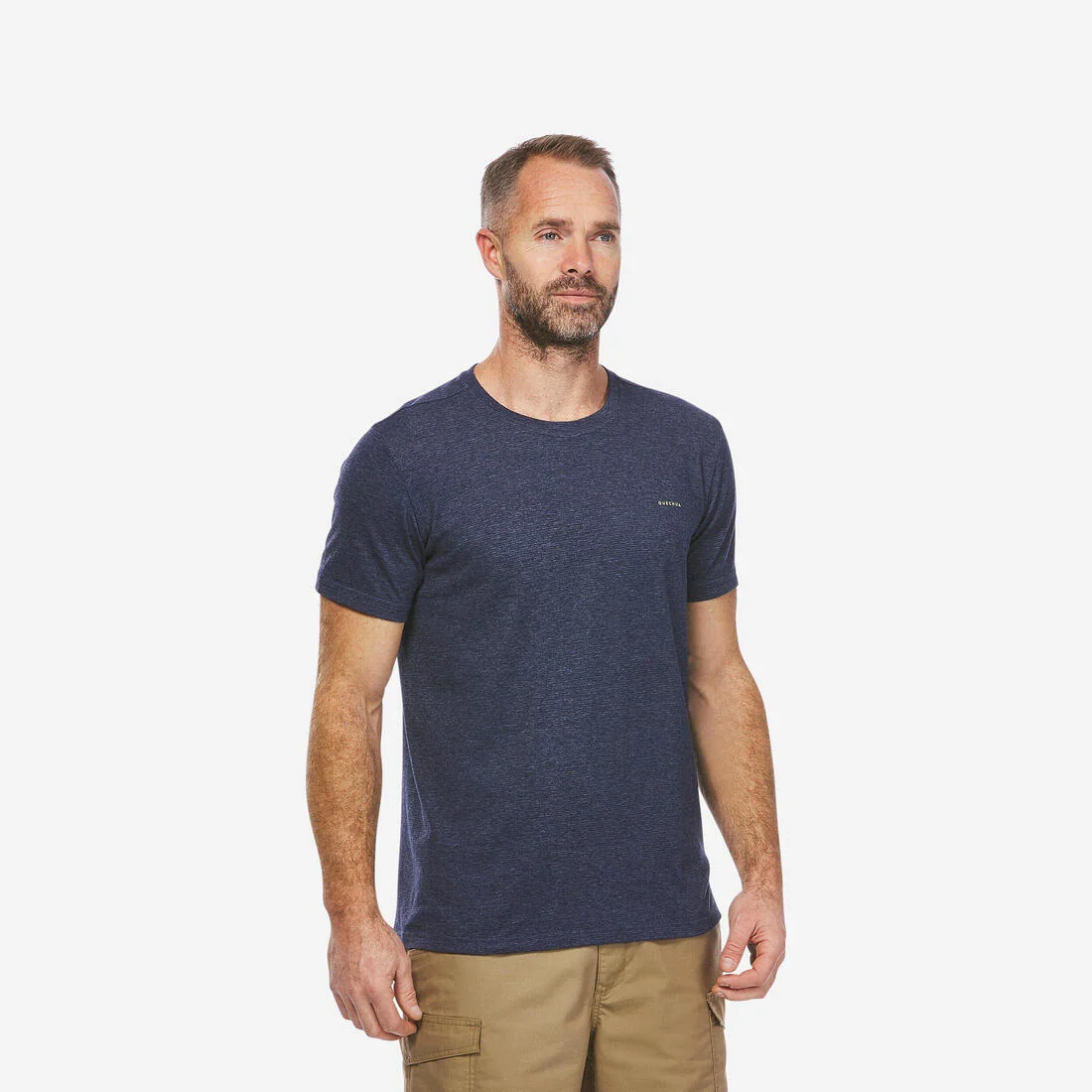 Comfortable men’s short-sleeved hiking T-shirt, NH500 Fresh — تصویر 1