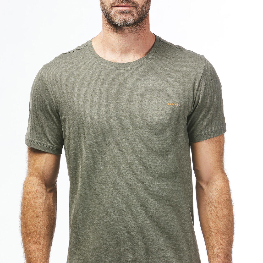 Comfortable men’s short-sleeved hiking T-shirt, NH500 Fresh — تصویر 6