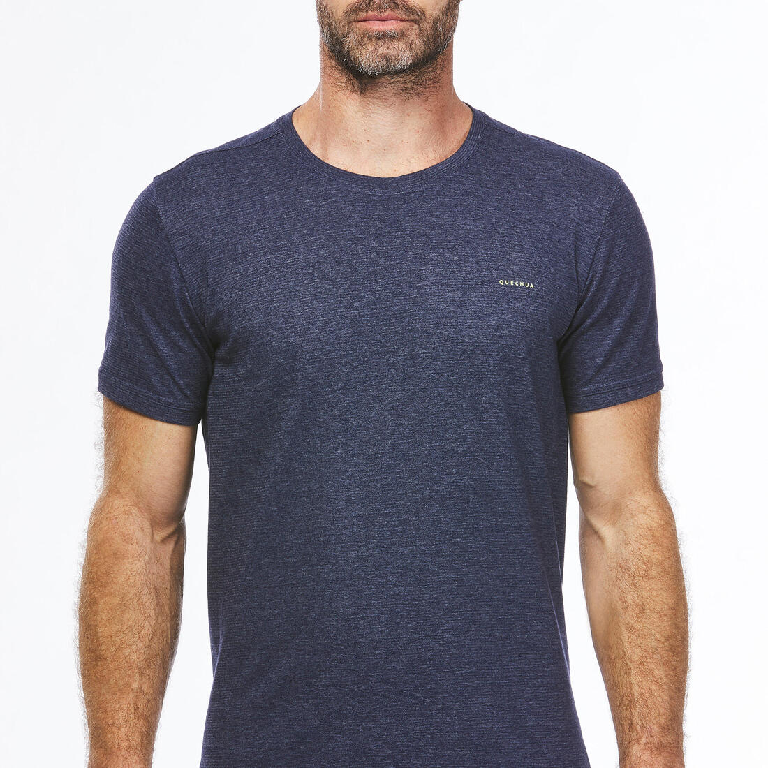 Comfortable men’s short-sleeved hiking T-shirt, NH500 Fresh — تصویر 5