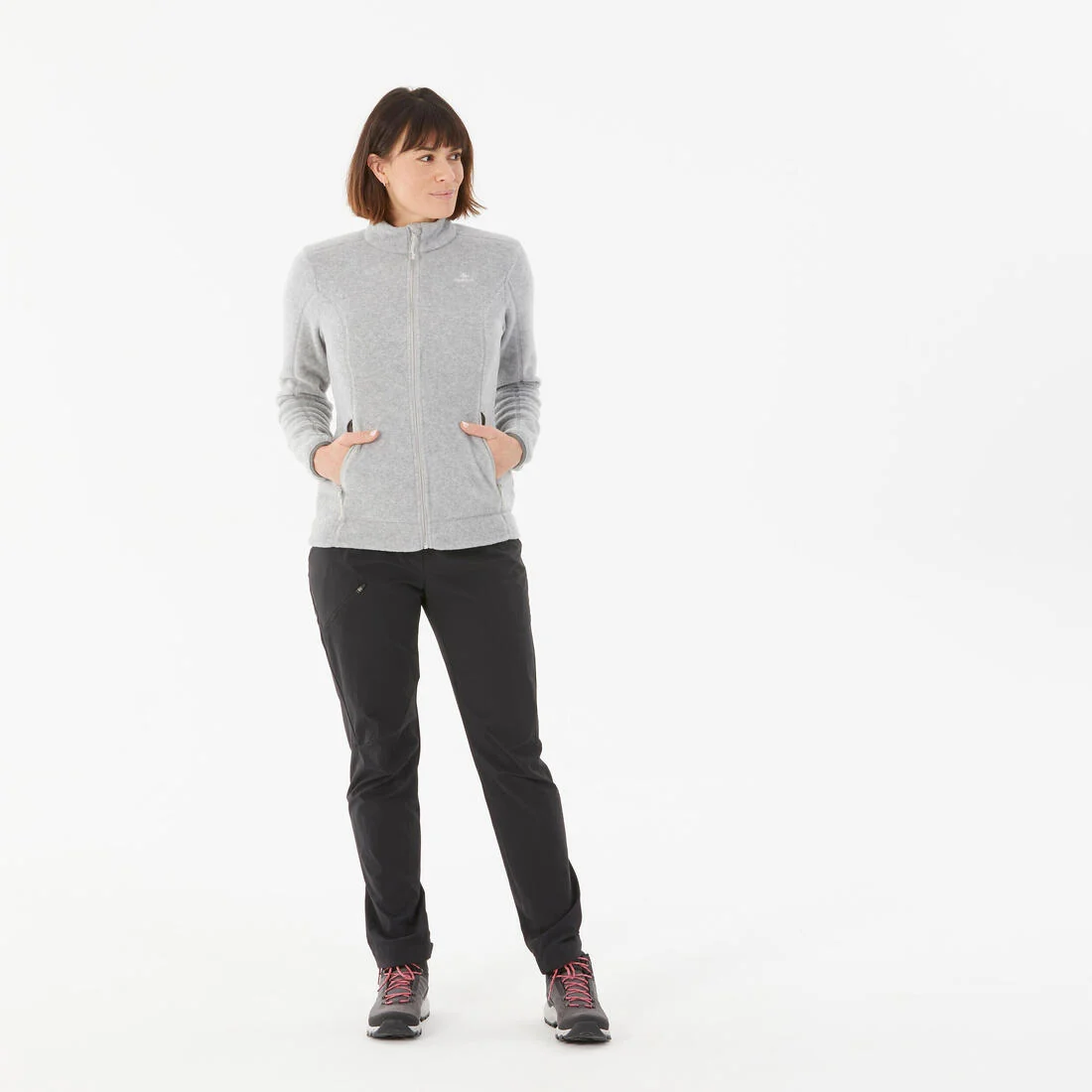 Women’s Mountain Walking Full-zip Fleece MH100 — تصویر 4