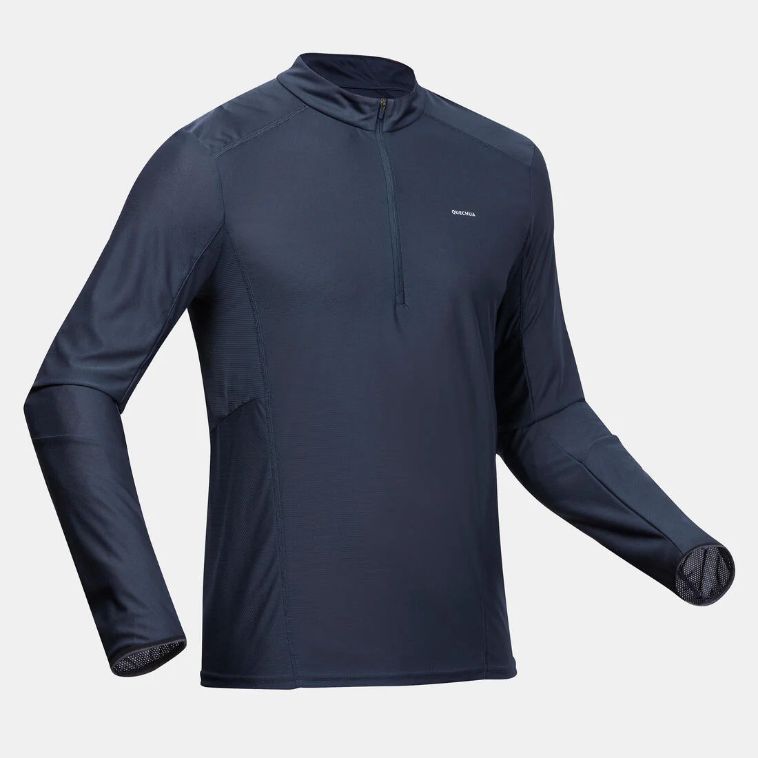 Men's Long-Sleeved Mountain Walking T-Shirt - MH500 — تصویر 1