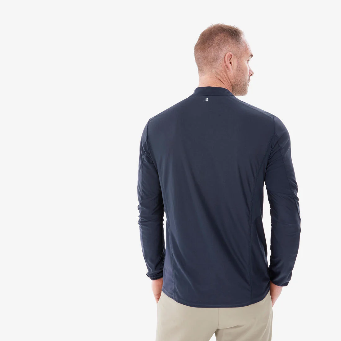 Men's Long-Sleeved Mountain Walking T-Shirt - MH500 — تصویر 4