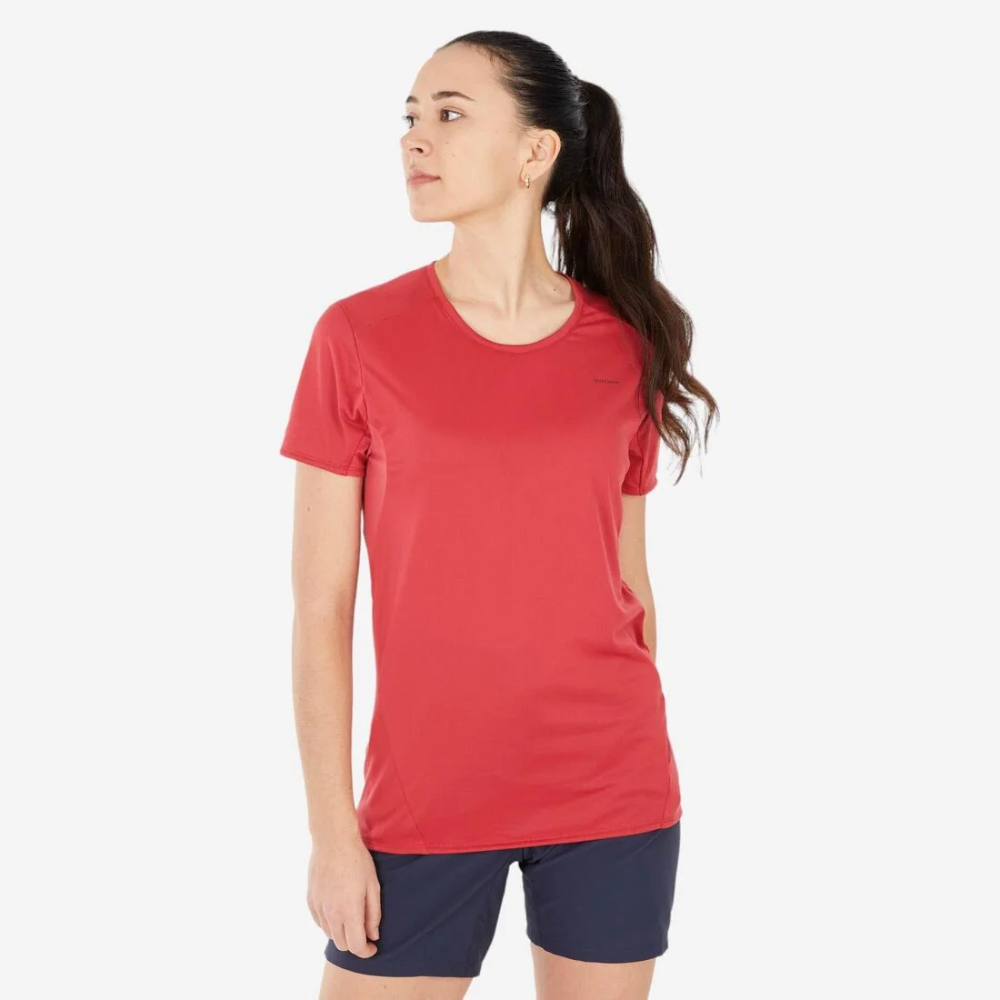 Women’s Mountain Walking Short-Sleeved T-Shirt MH100 — تصویر 2