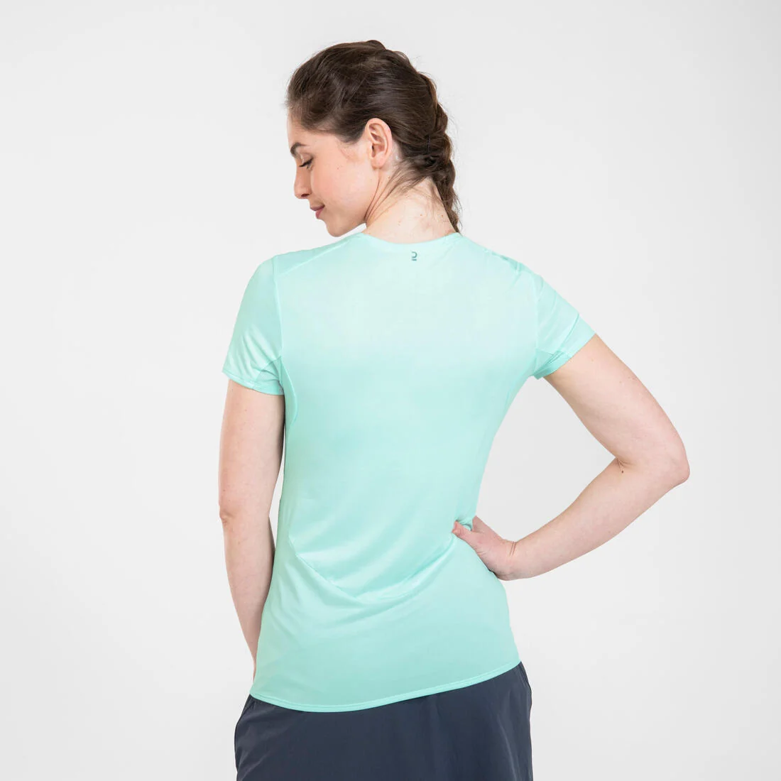 Women’s Mountain Walking Short-Sleeved T-Shirt MH100 — تصویر 8