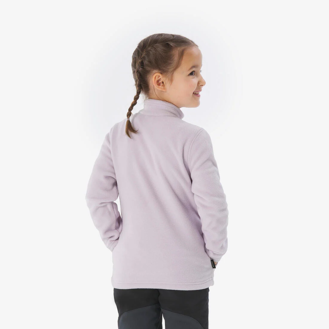 Kids’ fleece hiking jacket MH100 Zip - 2-6 years — تصویر 8