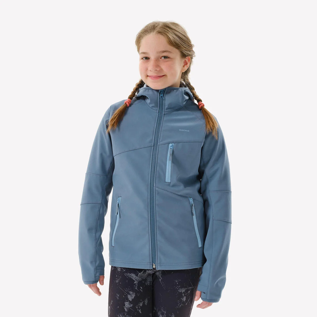 Kids’ hiking softshell jacket MH900 - 7-15 years — تصویر 4