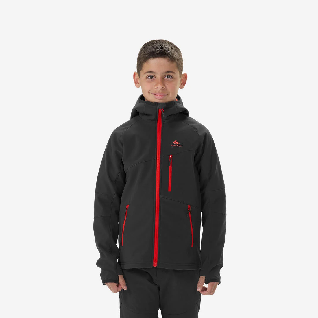 Kids’ hiking softshell jacket MH900 - 7-15 years — تصویر 1