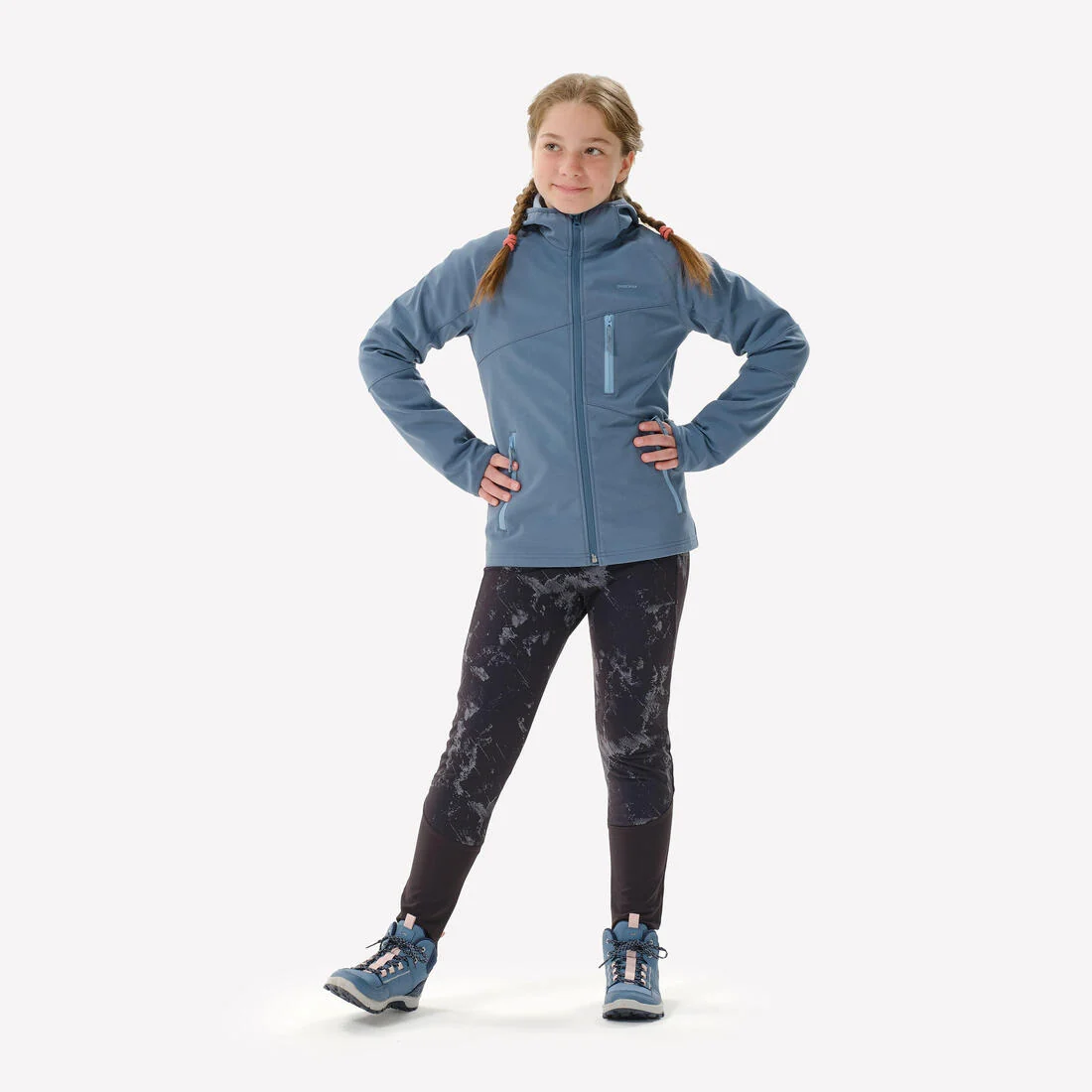 Kids’ hiking softshell jacket MH900 - 7-15 years — تصویر 5