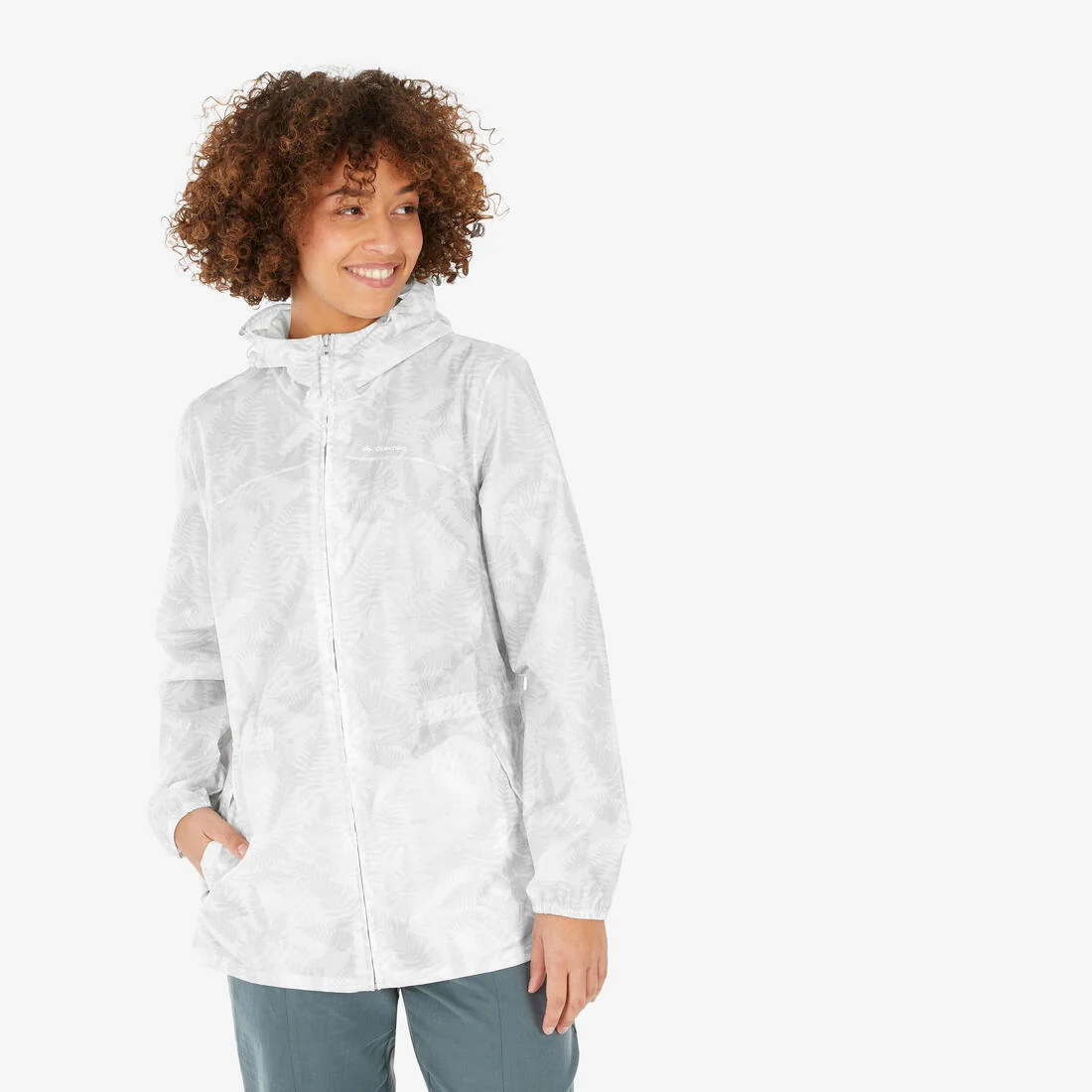 Women’s windproof and water-repellent hiking jacket, Raincut Full Zip — تصویر 2