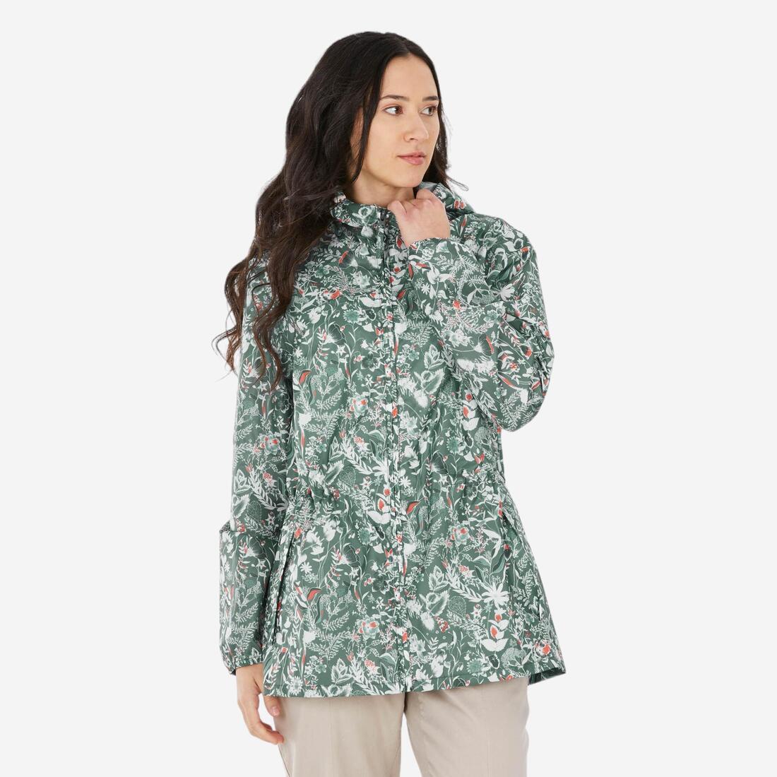 Women’s windproof and water-repellent hiking jacket, Raincut Full Zip — تصویر 1
