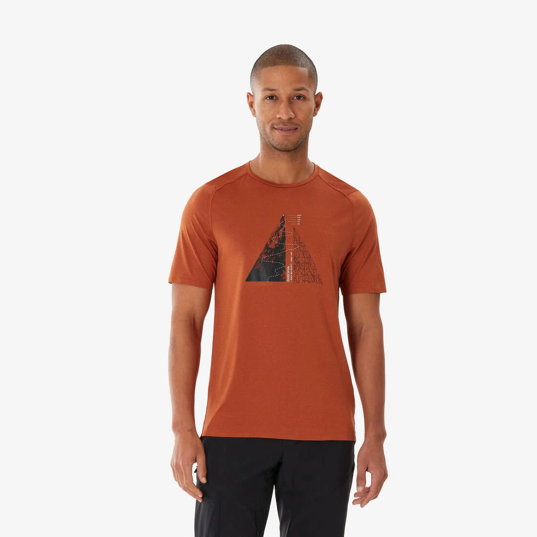 Men's MH500 short-sleeved hiking t-shirt — تصویر 2
